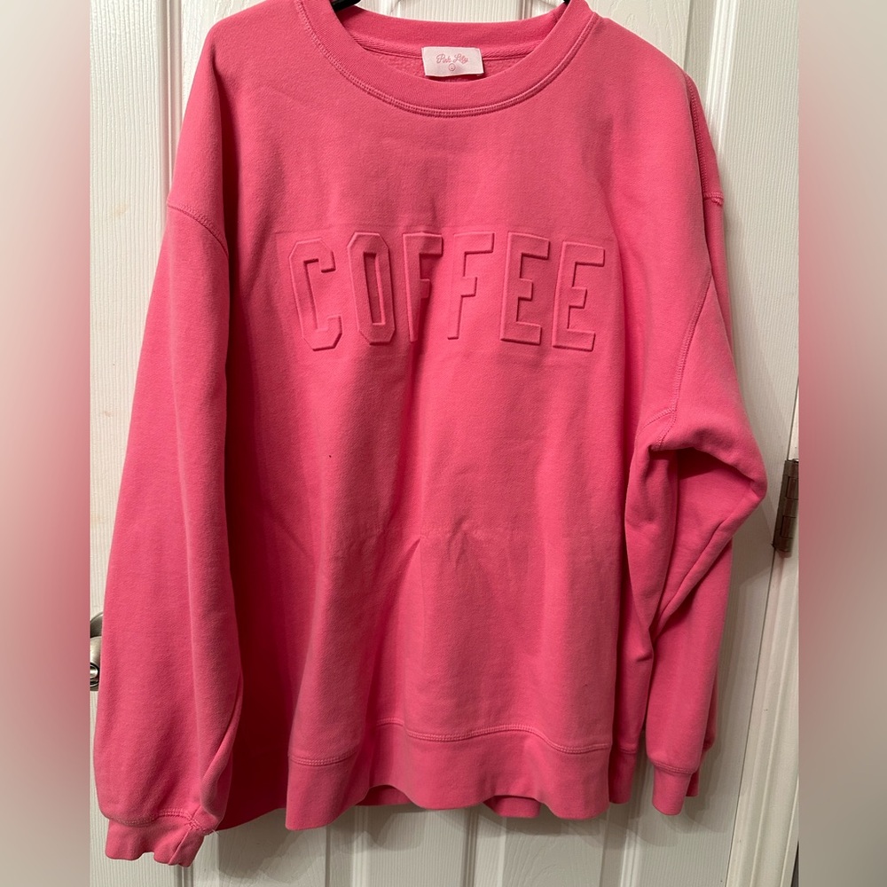 Pink Lily Coffee Lovers sweatshirt